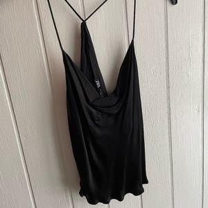 Zara open back top